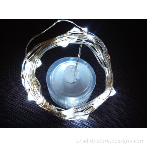 2017 Wedding Mini Waterproof Battery Operated Copper Wire String Fairy Starry Light For Bottle Decoration